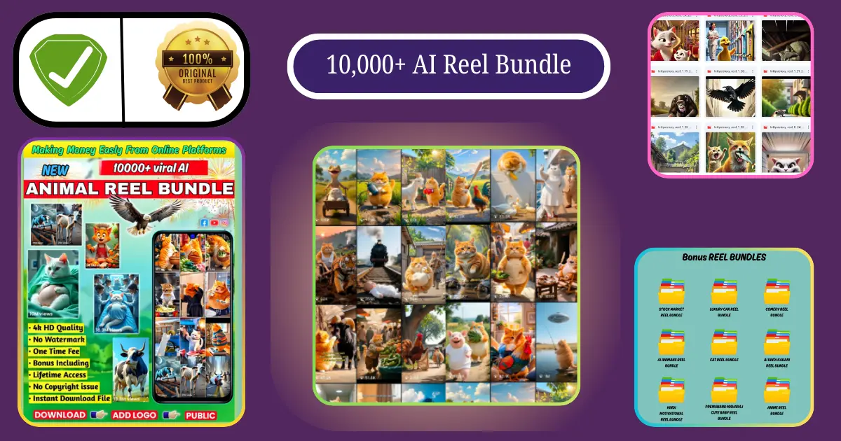 10000+ AI Reel Bundle Free
