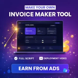 make your own invoice maker tool