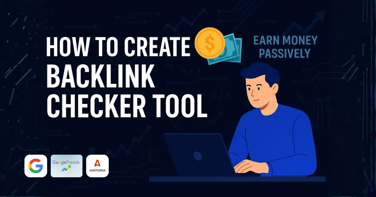 easoly create a backlink checker tool