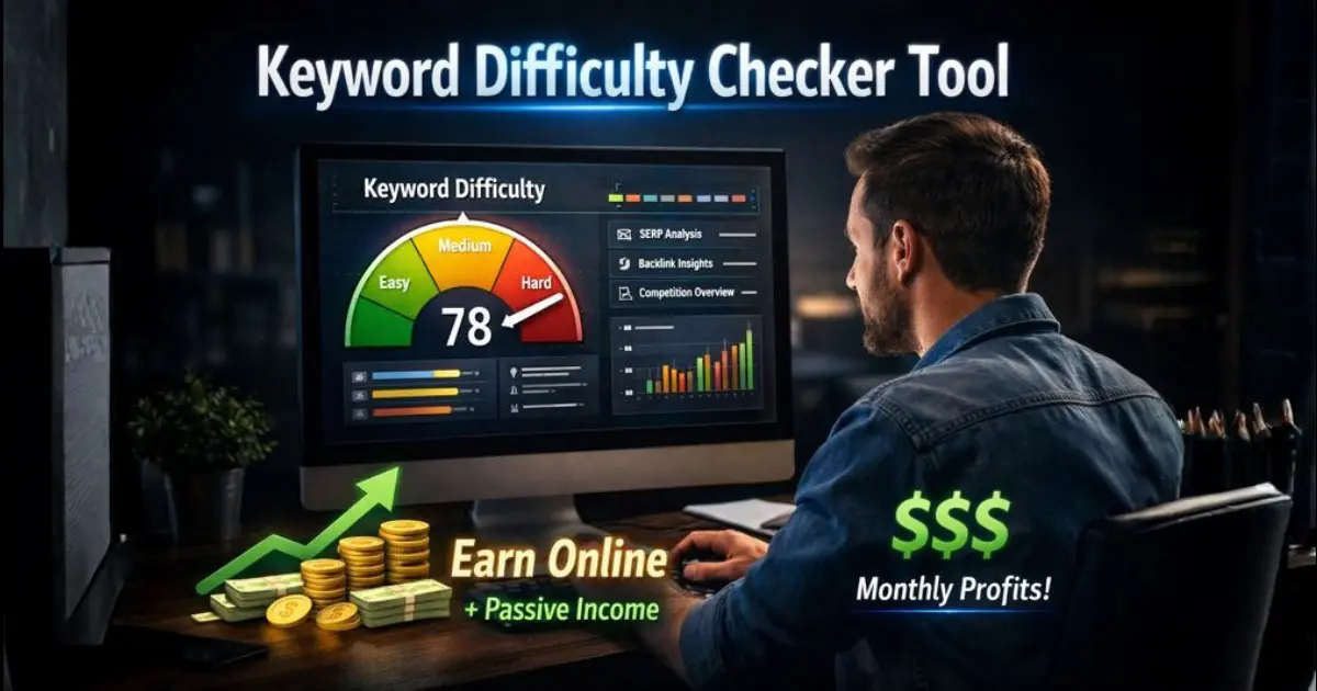 make a keyword difficalty checker tool andearn mony online from it.