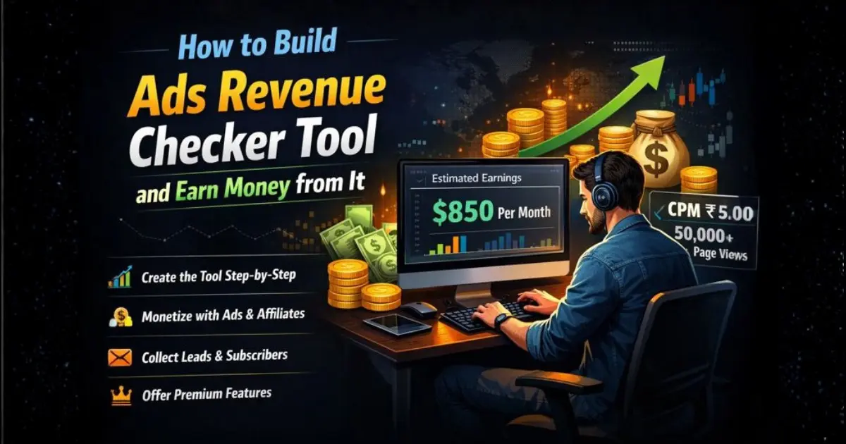 build a ads revenue checker tool