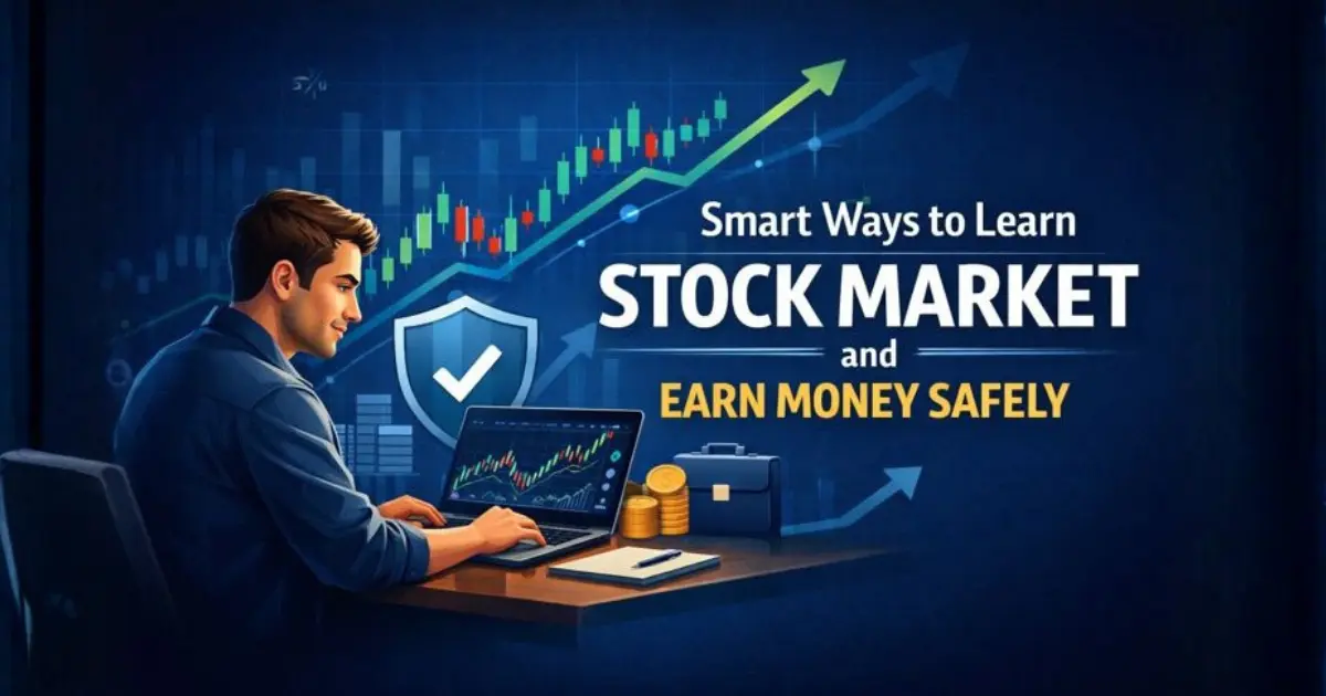 Learn stock market and earn money online from it