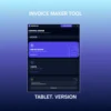 invoice maker tool-tablet version