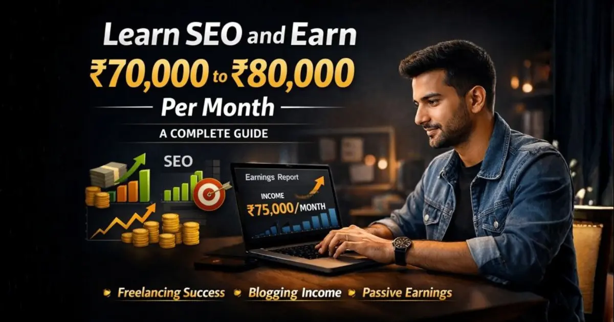 learn seo and earn money 70000 to 80000 per month