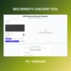 seo density checker tool- pc. version