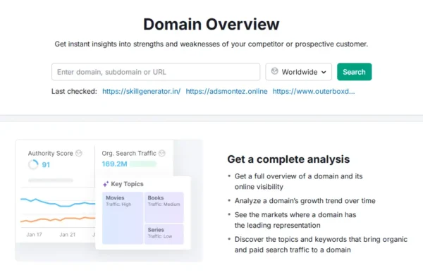 domain overview